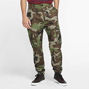 Nike SB Camo Cargo Pants Ripstop Stretch Skateboard Pants - size 34